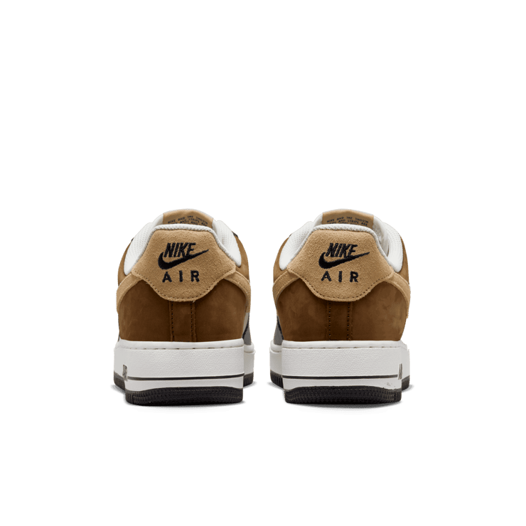 Nike Air Force 1 Low White Black Brown Angle 3