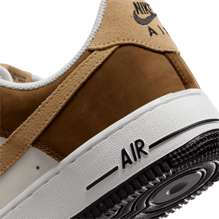 Nike Air Force 1 Low White Black Brown Angle 5
