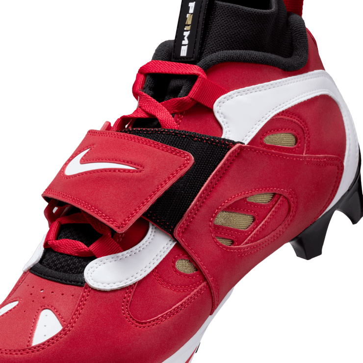 Nike Air Diamond Turf 2 TD Fire Red  Angle 8
