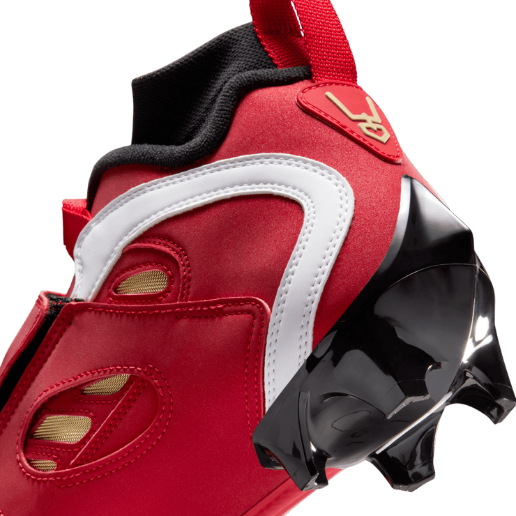 Nike Air Diamond Turf 2 TD Fire Red  Angle 9