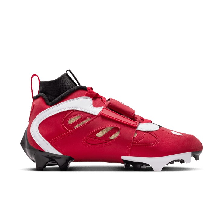 Nike Air Diamond Turf 2 TD Fire Red  Angle 3