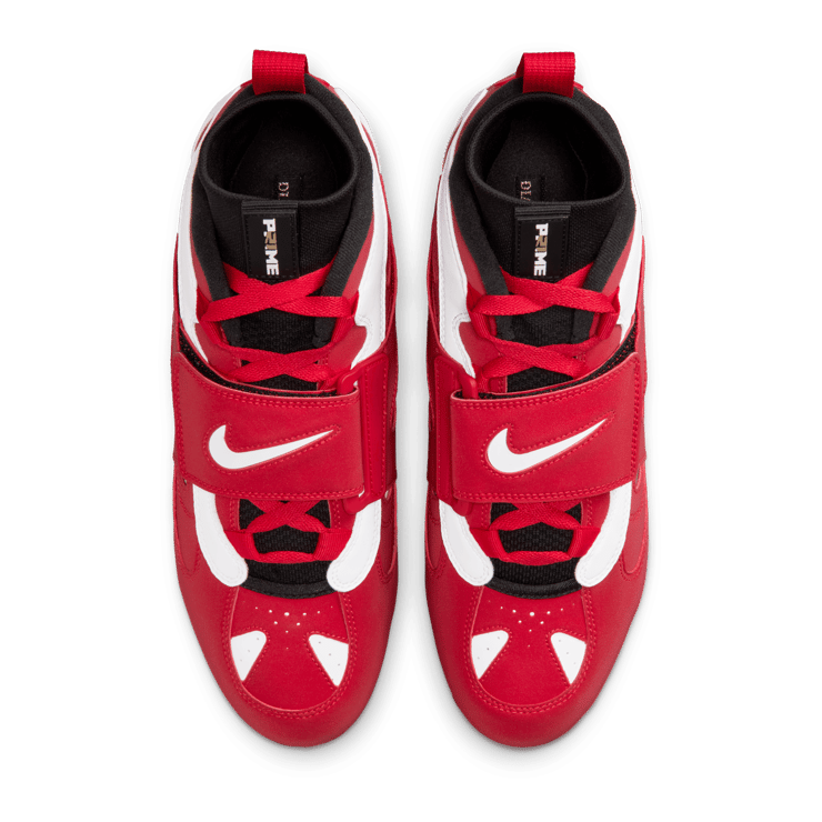 Nike Air Diamond Turf 2 TD Fire Red  Angle 7