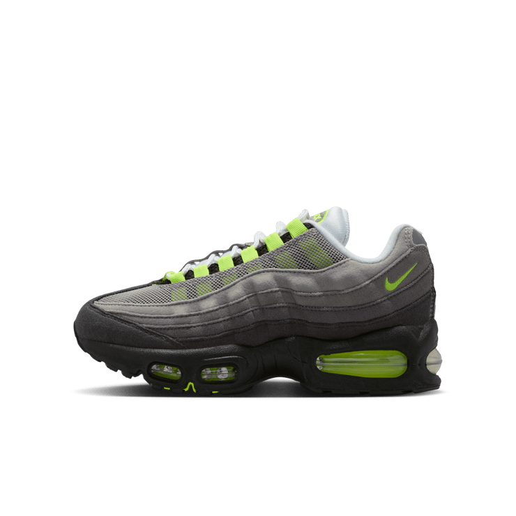 Nike Air Max 95 OG Big Bubble Neon (GS) Angle 3