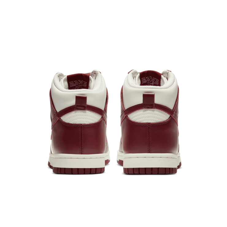 Nike Dunk High Sail Team Red (W) Angle 3