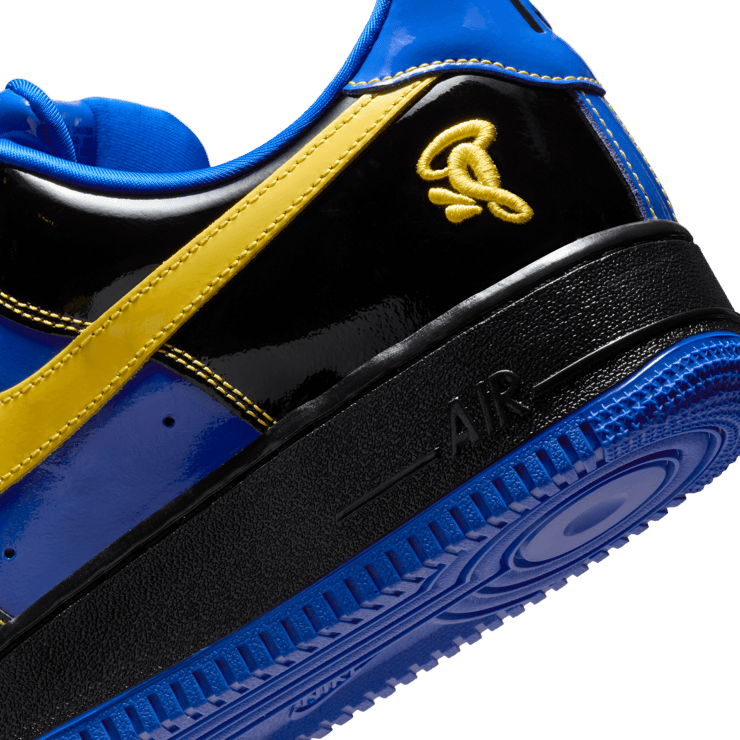  Nike Air Force 1 Low Central Cee Black Racer Blue Angle 7
