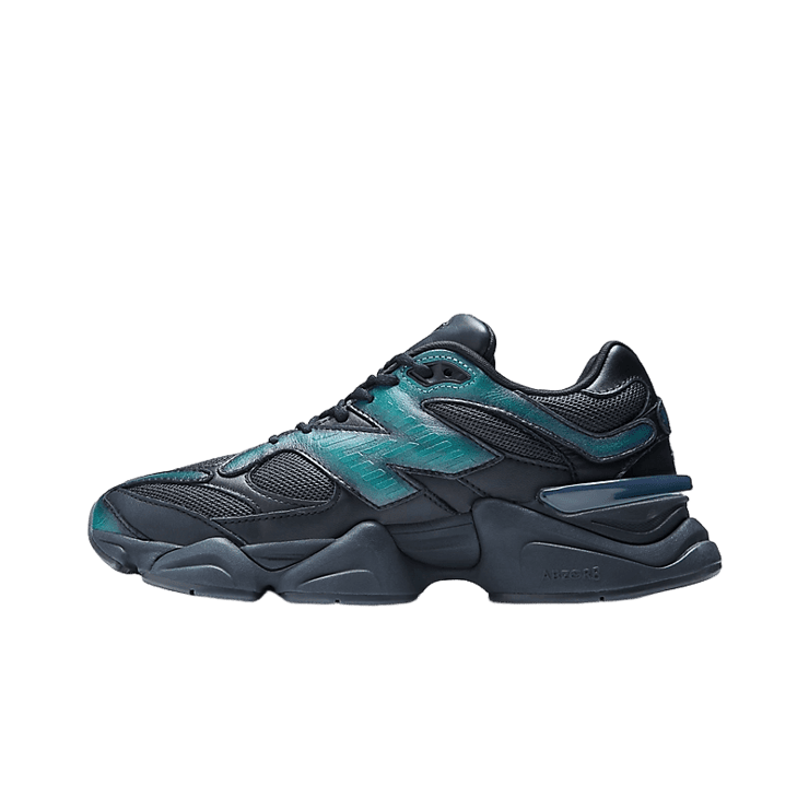 New Balance 9060 Mowalola Black Teal Angle 0