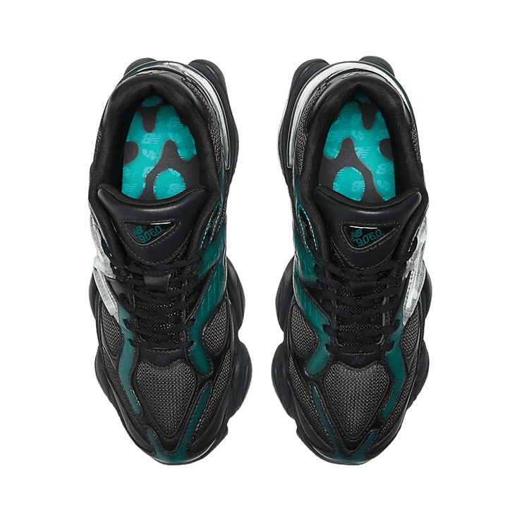 New Balance 9060 Mowalola Black Teal Angle 1