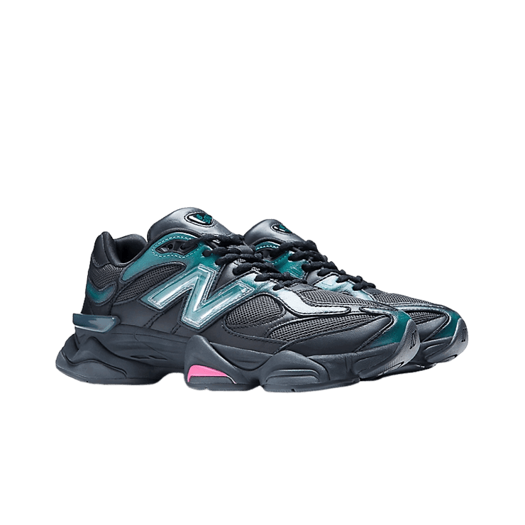 New Balance 9060 Mowalola Black Teal Angle 2