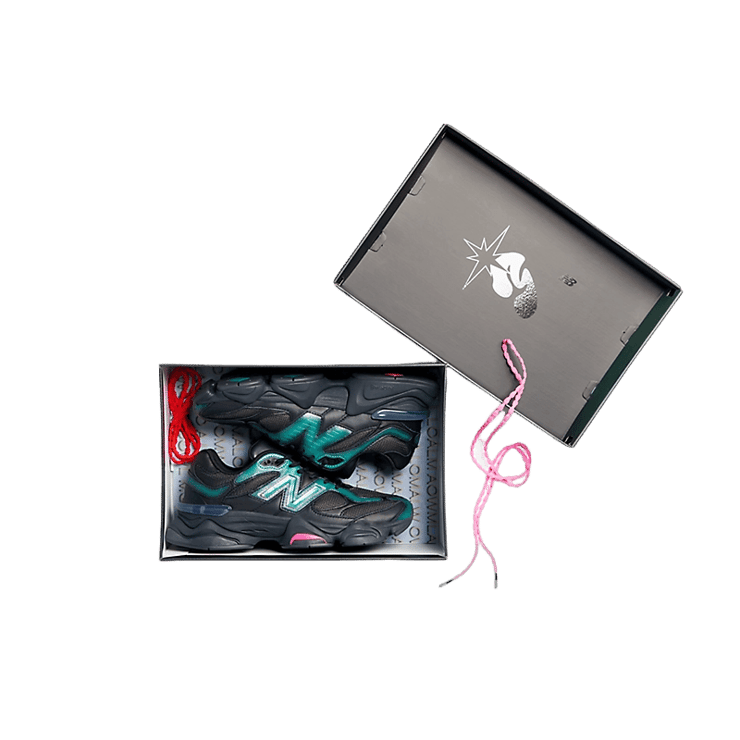 New Balance 9060 Mowalola Black Teal Angle 4