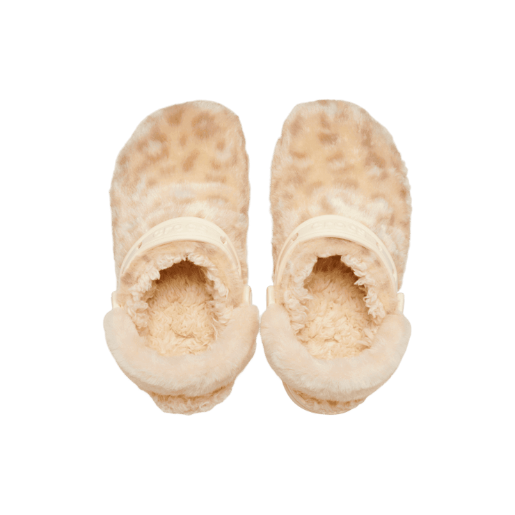 Crocs Classic Clog Fur Sure Cream Angle 1