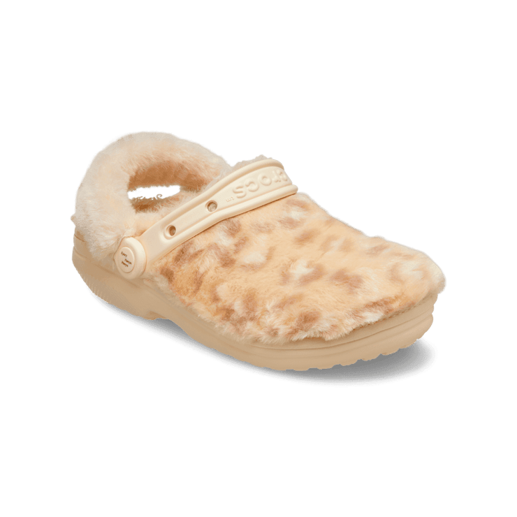Crocs Classic Clog Fur Sure Cream Angle 3