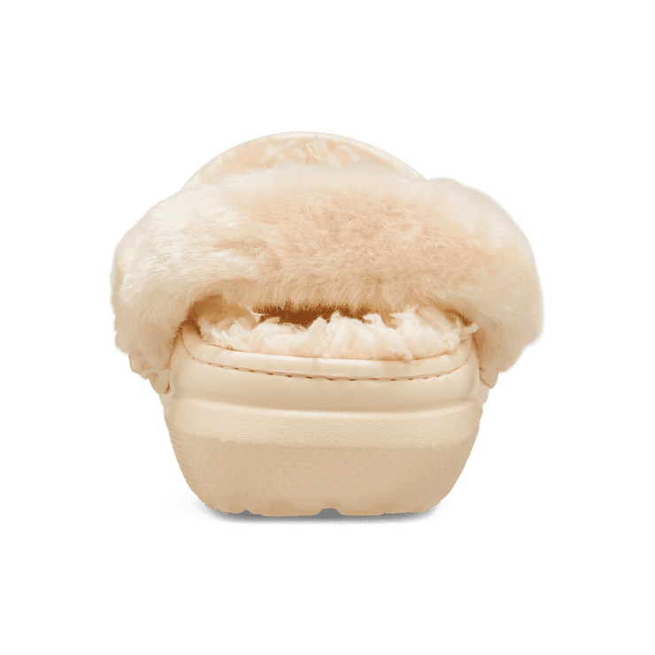 Crocs Classic Clog Fur Sure Cream Angle 4