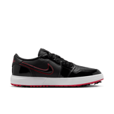 Air Jordan 1 Retro Low Golf Bred Black Patent Angle 2