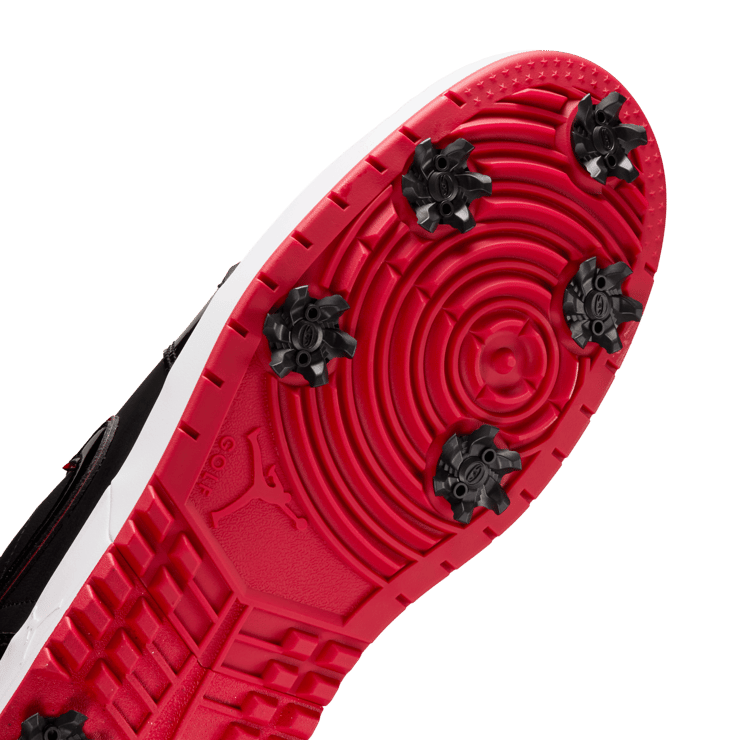 Air Jordan 1 Retro Low Golf Bred Black Patent Angle 6