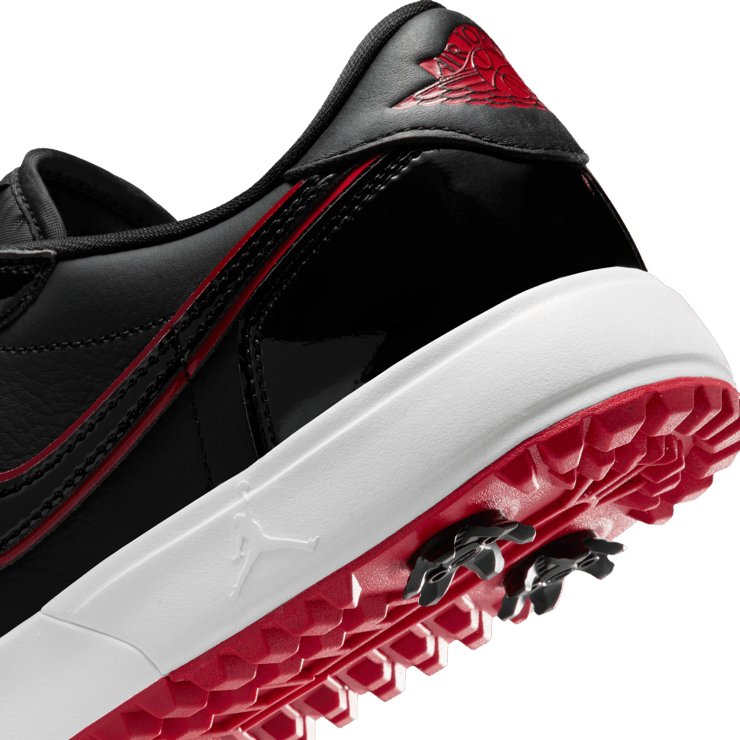 Air Jordan 1 Retro Low Golf Bred Black Patent Angle 8