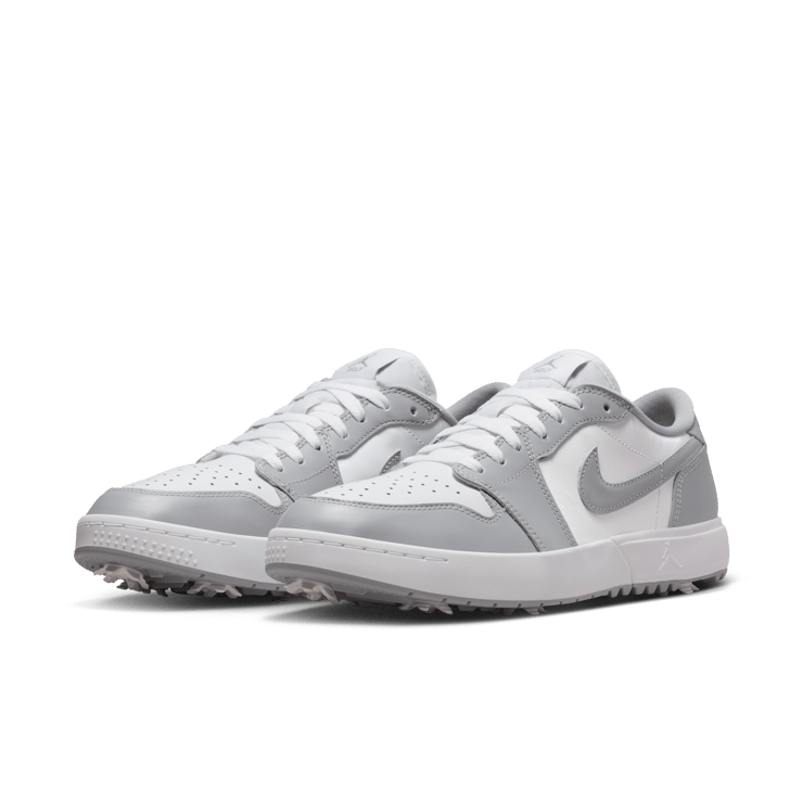 Air Jordan 1 Low Golf Wolf Grey White Angle 4