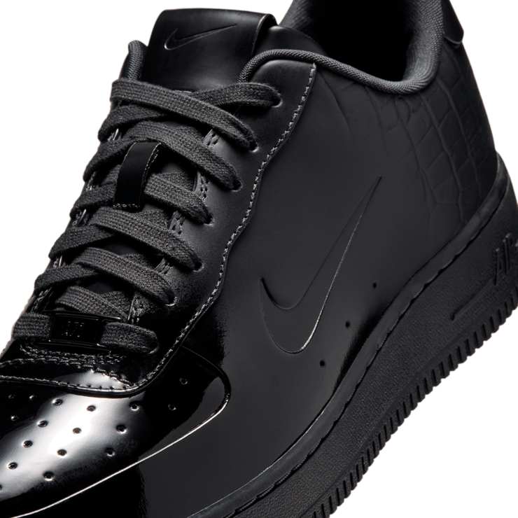 Nike Air Force 1 Low Made in Italy Black (W) Angle 6