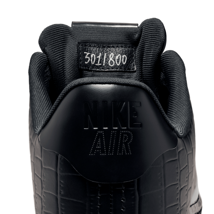 Nike Air Force 1 Low Made in Italy Black (W) Angle 8