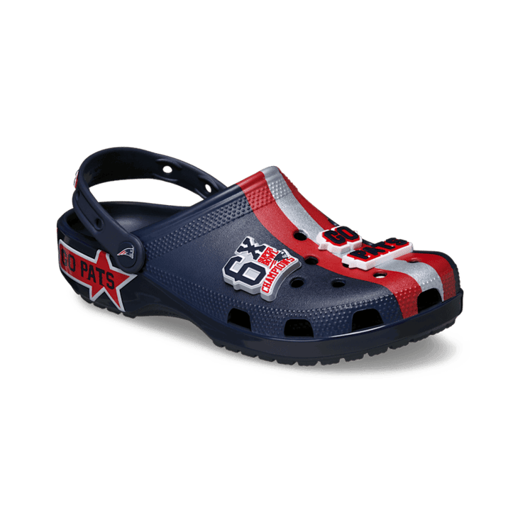 Crocs Classic Clog NFL New England Patriots Angle 3