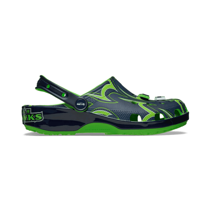 Crocs Classic Clog NFL Seattle Seahawks Angle 1