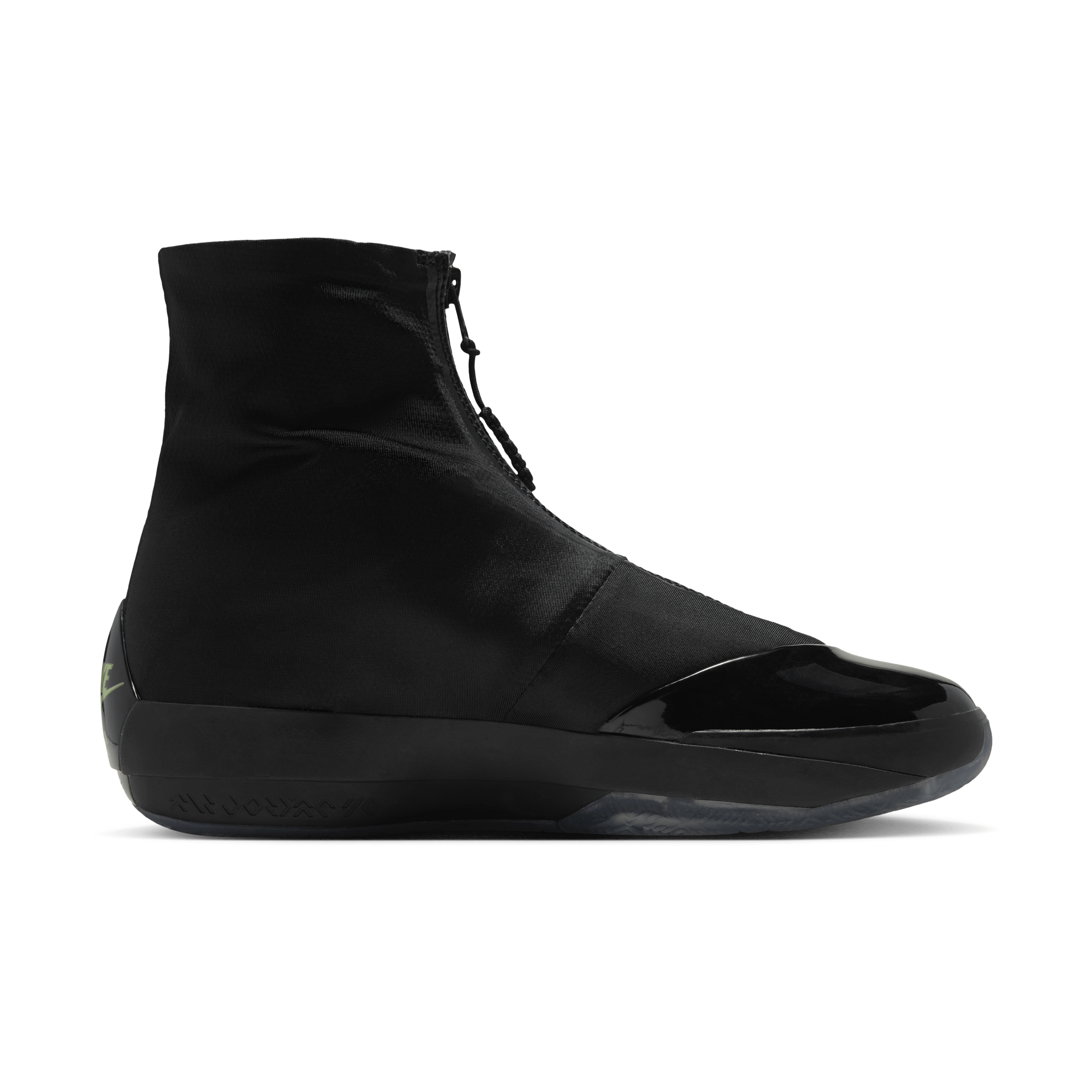 Air Jordan 4028 Black Barely Volt  Angle 2
