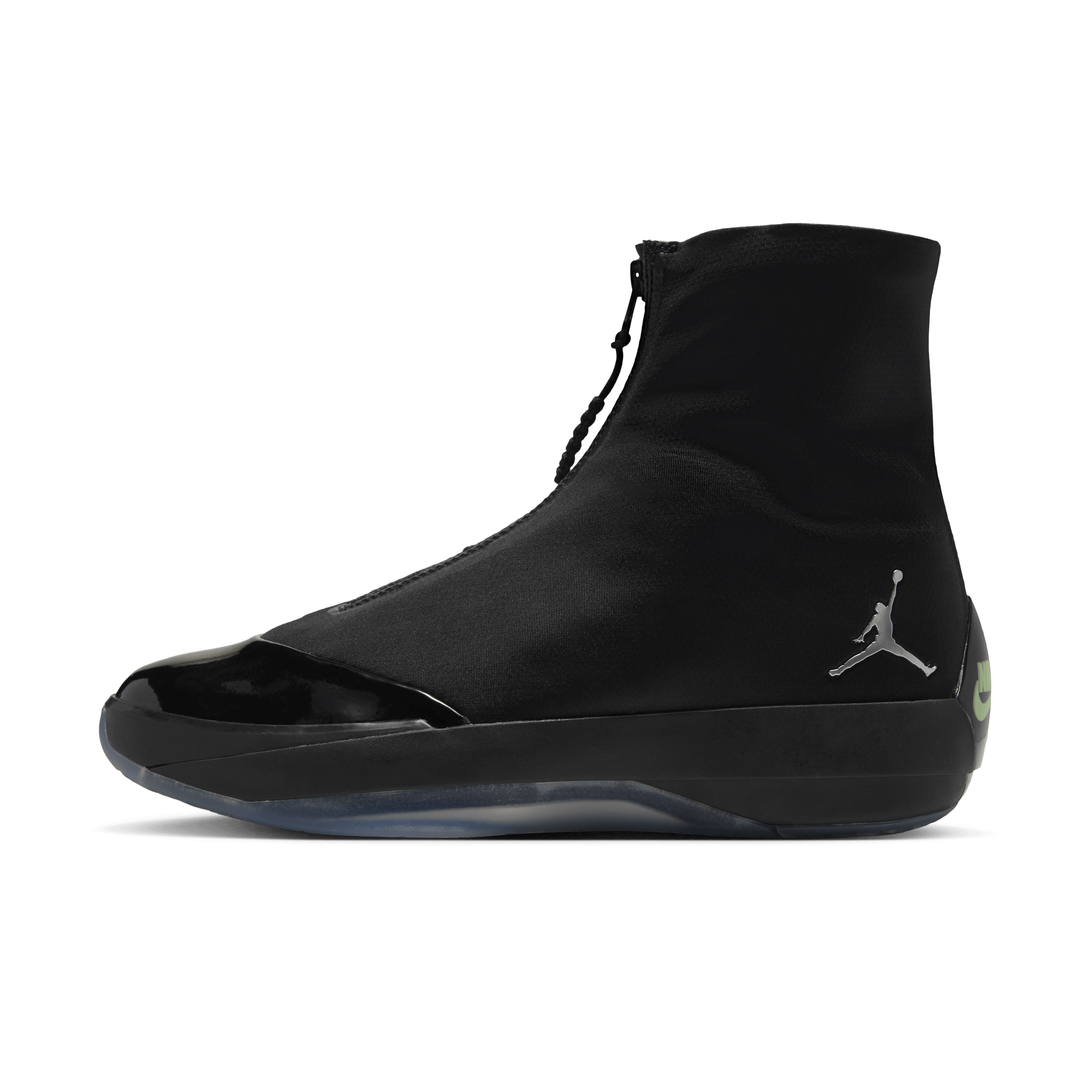 Air Jordan 4028 Black Barely Volt  Angle 0