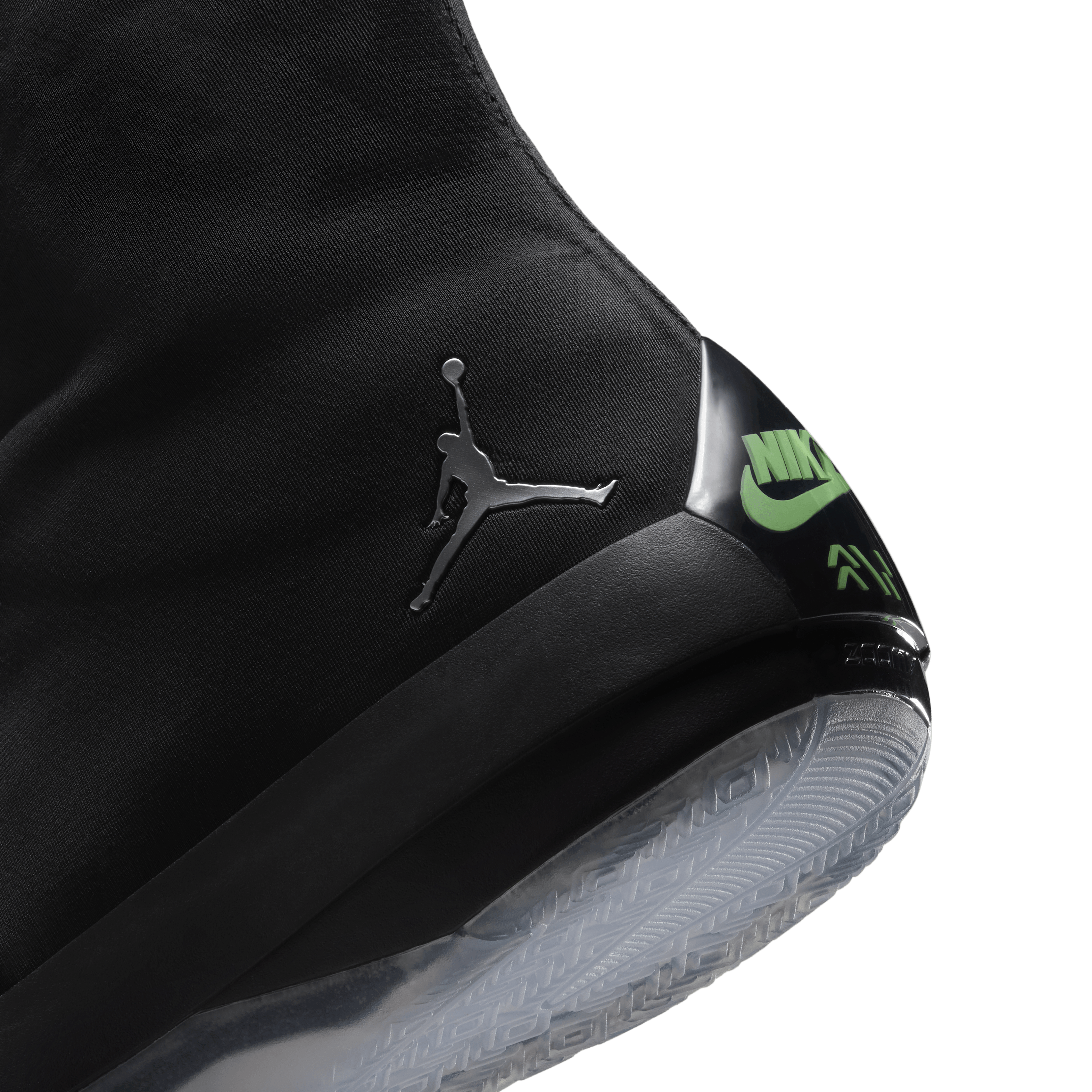 Air Jordan 4028 Black Barely Volt  Angle 7