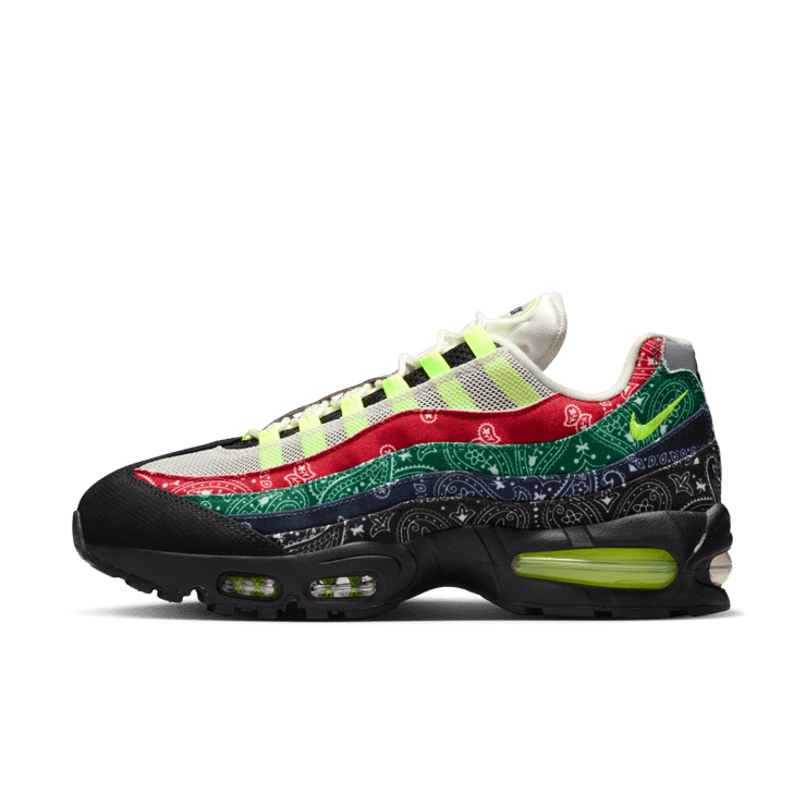 Nike Air Max 95 OG Big Bubble Paisley Neon Angle 0