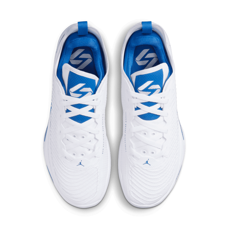 Jordan Luka 1 White Sport Blue Angle 1