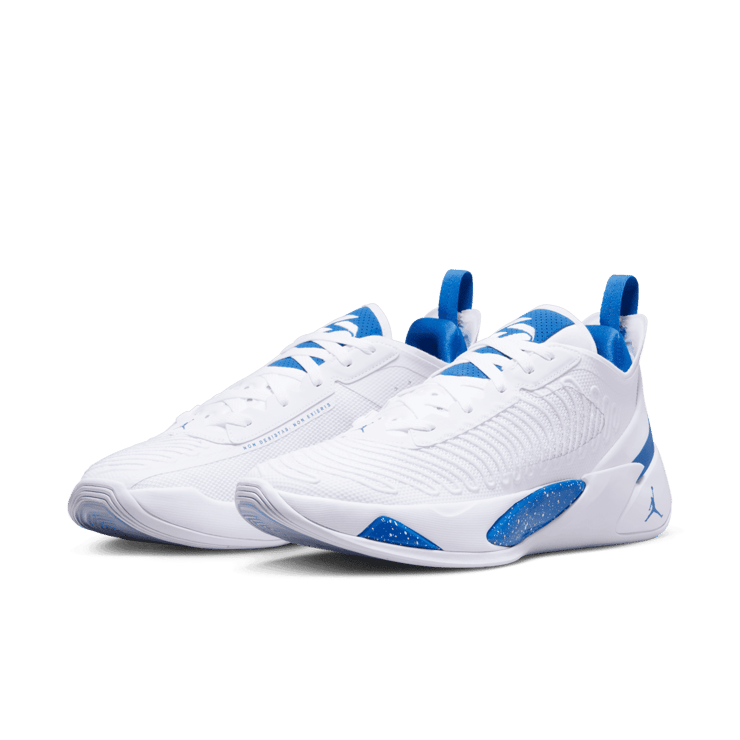 Jordan Luka 1 White Sport Blue Angle 2