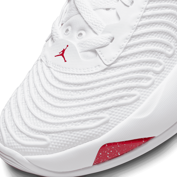 Jordan Luka 1 White Fire Red Angle 4