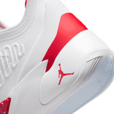 Jordan Luka 1 White Fire Red Angle 5