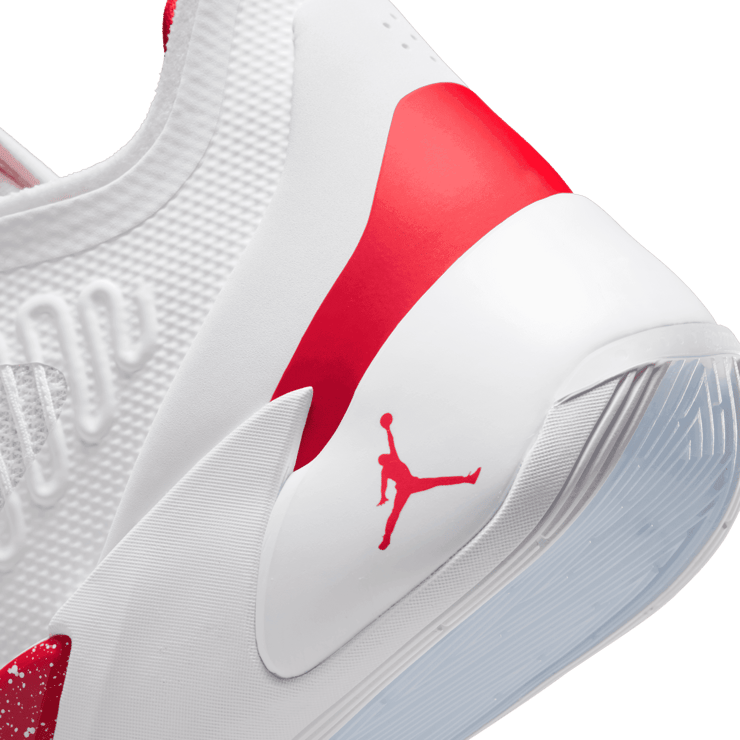 Jordan Luka 1 White Fire Red Angle 5