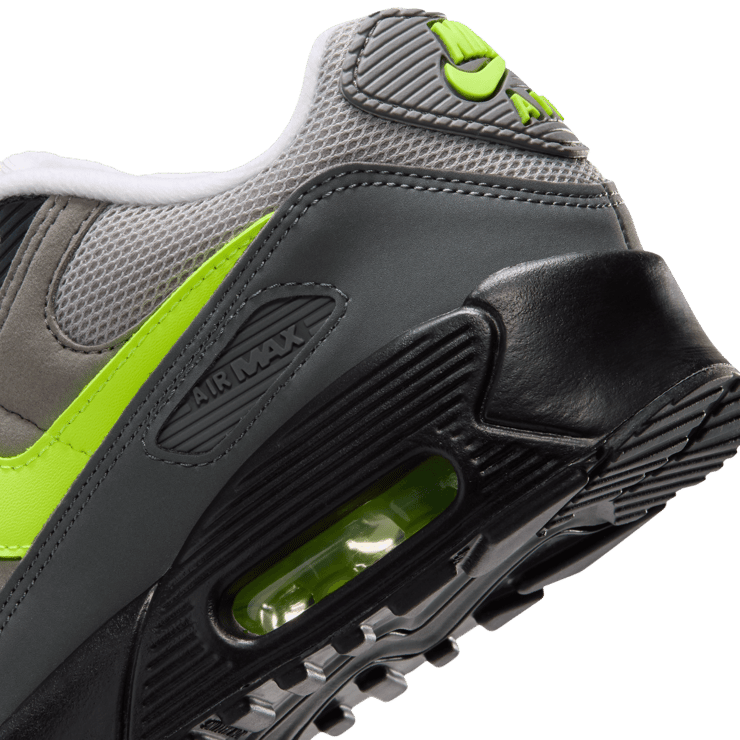 Nike Air Max 90 Black Neon (GS) Angle 6