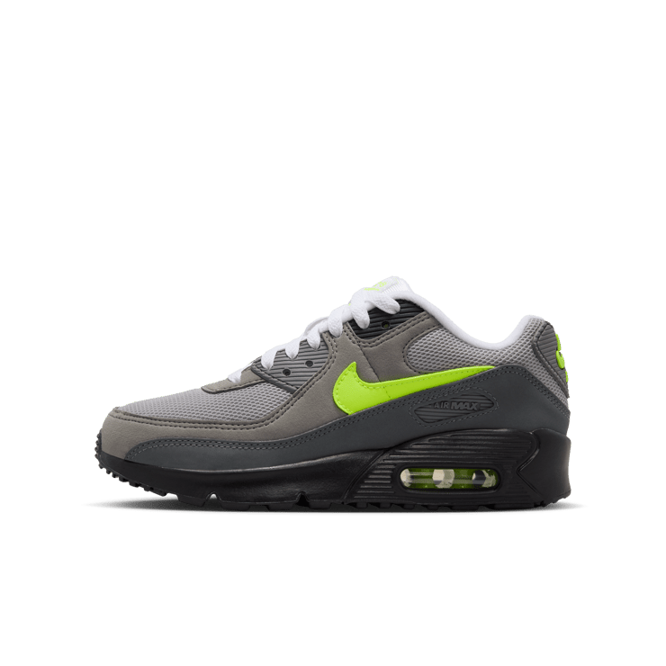 Nike Air Max 90 Black Neon (GS) Angle 0