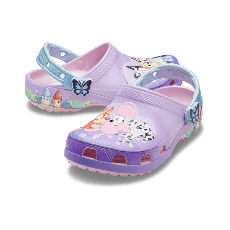 Crocs Classic Clog Bluey Friends Pink (GS) Angle 0
