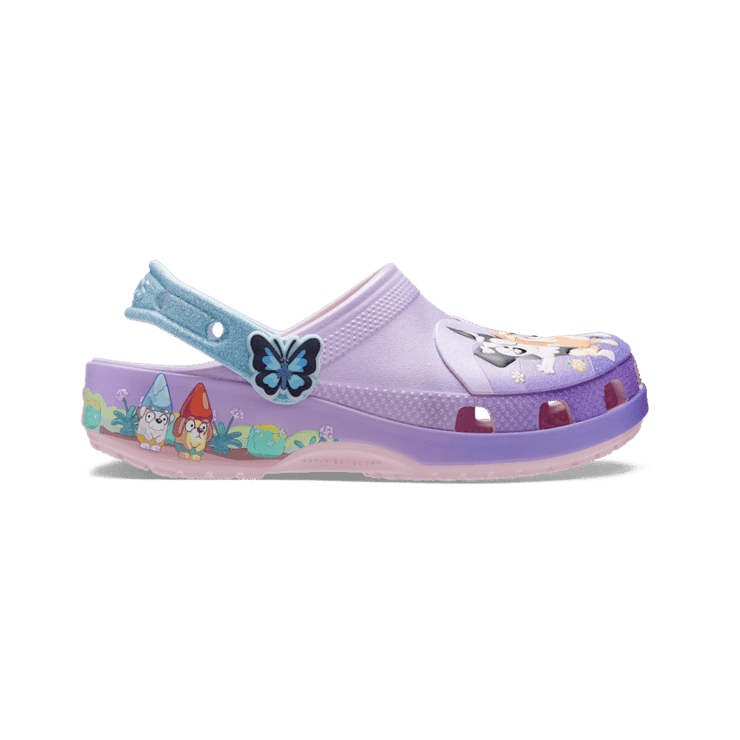 Crocs Classic Clog Bluey Friends Pink (GS) Angle 1