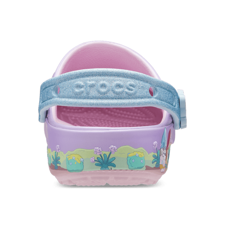 Crocs Classic Clog Bluey Friends Pink (GS) Angle 4
