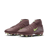 Nike Zoom Mercurial Superfly 10 Academy FG/MG Kylian Mbappé Plum Eclipse Angle 4