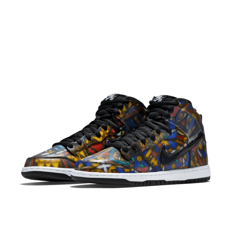 Nike SB Dunk High Concepts Stained Glass Angle 2