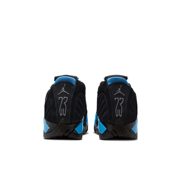 Air Jordan 14 Black University Blue (GS) Angle 5
