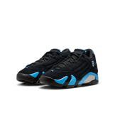 Air Jordan 14 Black University Blue (GS) Angle 4