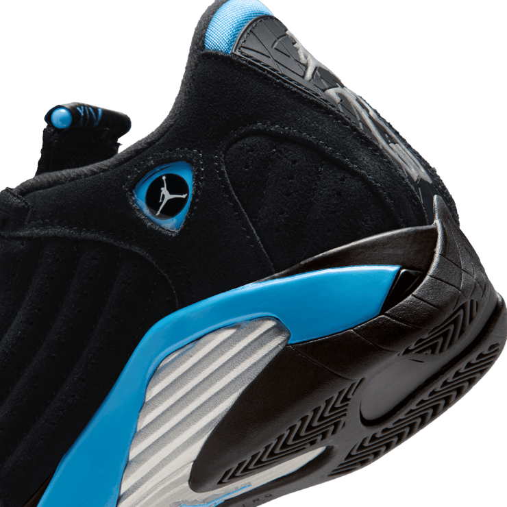 Air Jordan 14 Black University Blue (GS) Angle 7