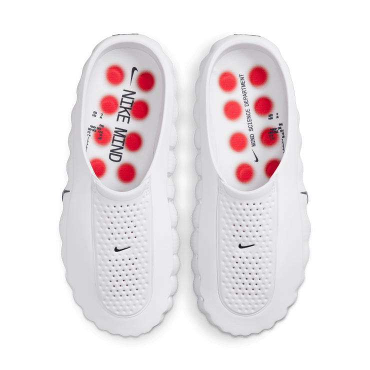Nike Mind 001 White Speed Red Angle 4