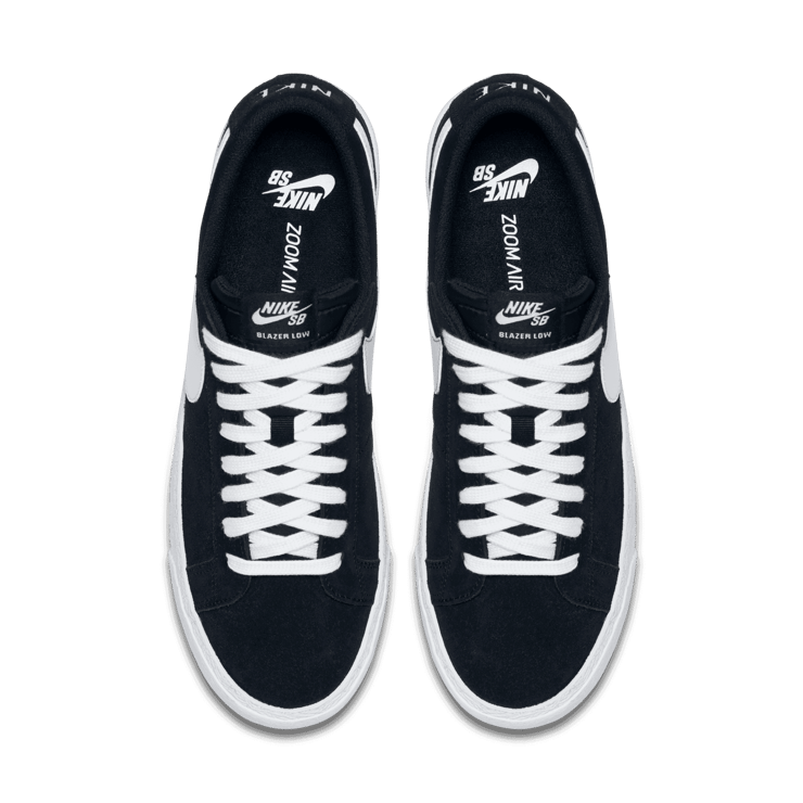 Nike SB Blazer Low Black White Angle 1