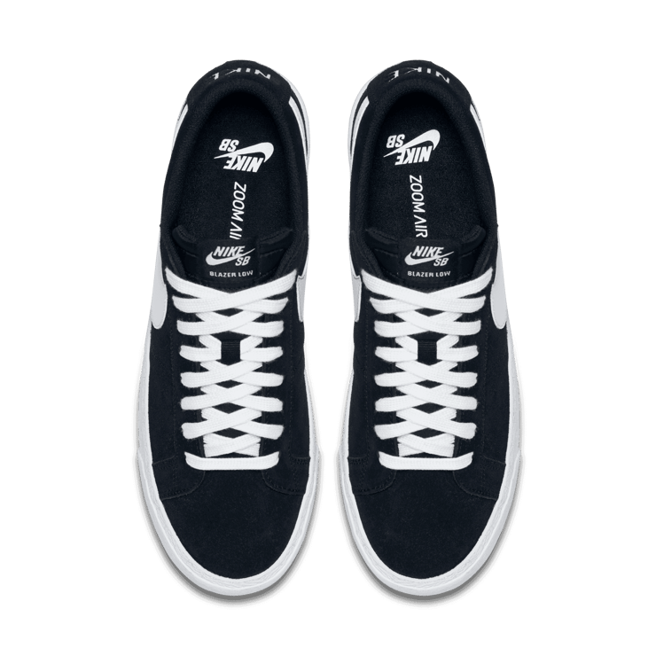 Nike SB Blazer Low Black White Angle 1