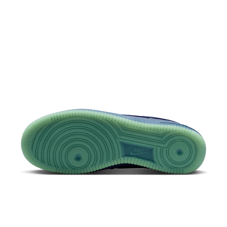 Nike Air Force 1 Low Patent Leather Mystic Navy Angle 1