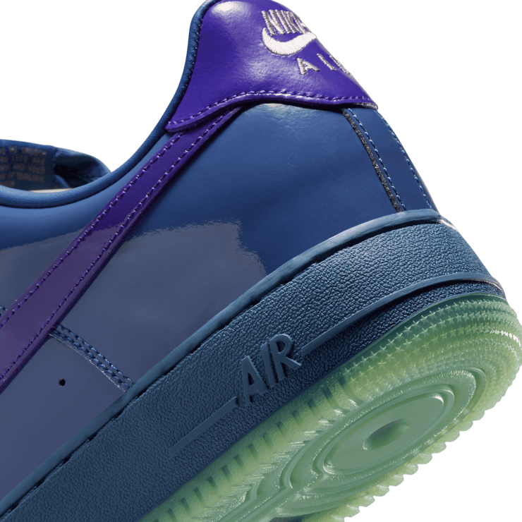 Nike Air Force 1 Low Patent Leather Mystic Navy Angle 7