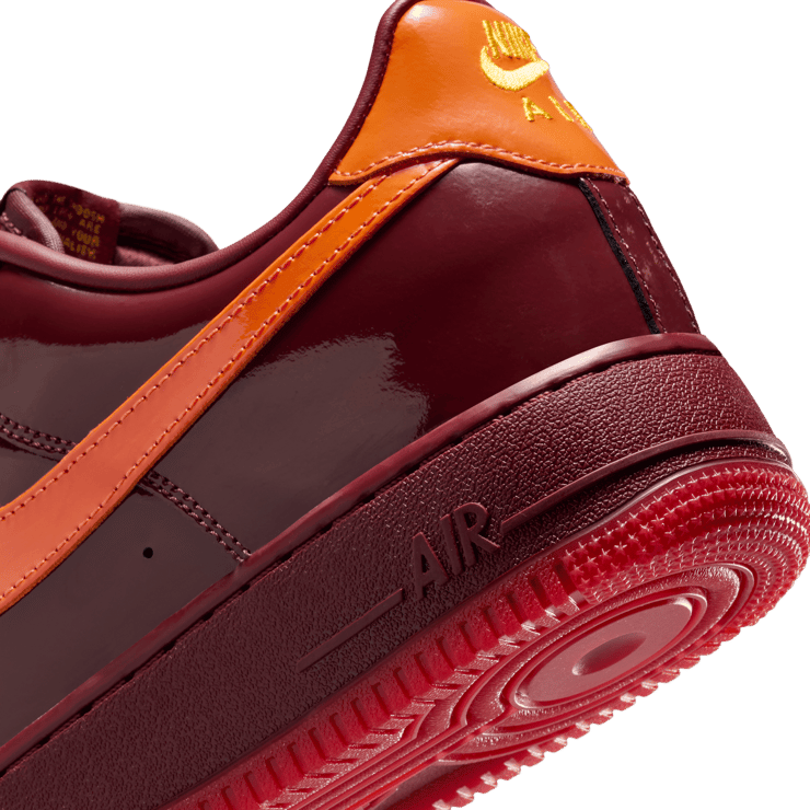 Nike Air Force 1 Low Patent Leather Dark Team Red Angle 7