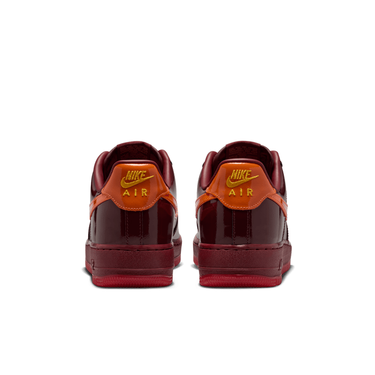 Nike Air Force 1 Low Patent Leather Dark Team Red Angle 5